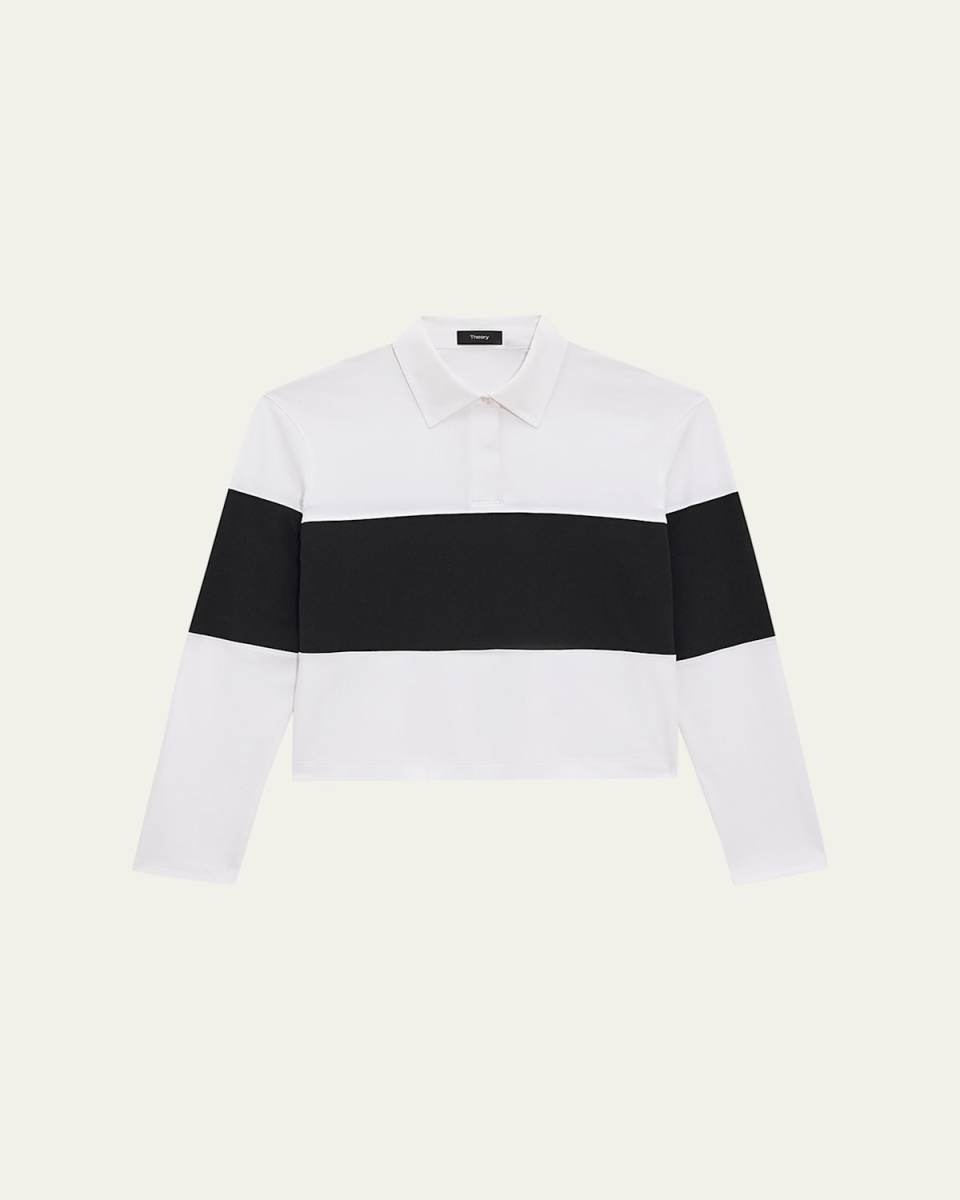 Cropped Rugby Polo Top